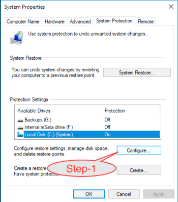 Configure  